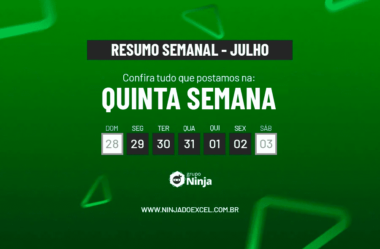 Resumo Semanal: Quinta Semana de Julho de 2024