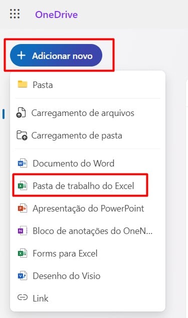 Criando Planilha Online do Excel no OneDrive