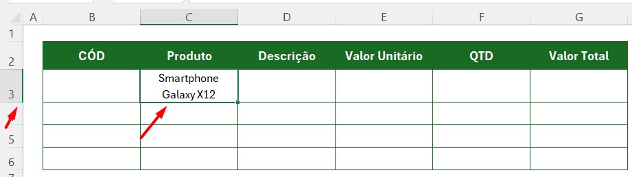 Qual a Função para Quebrar Texto Automaticamente no Excel