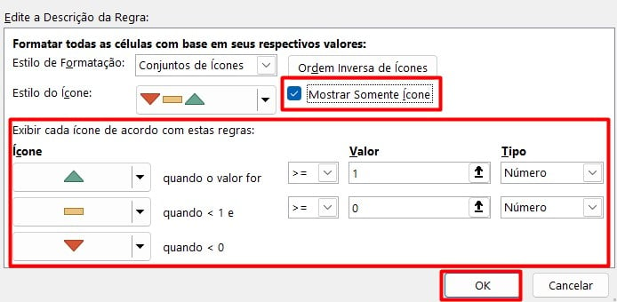 Personalizando as Regras da Formatação Condicional no Excel