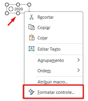 Ativando o Botão Inserido no Excel