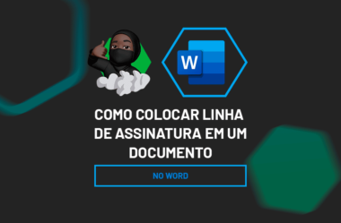 Como Colocar Linha de Assinatura no Word