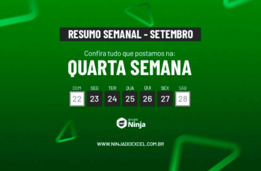 Resumo Semanal: Quarta Semana de Setembro de 2024