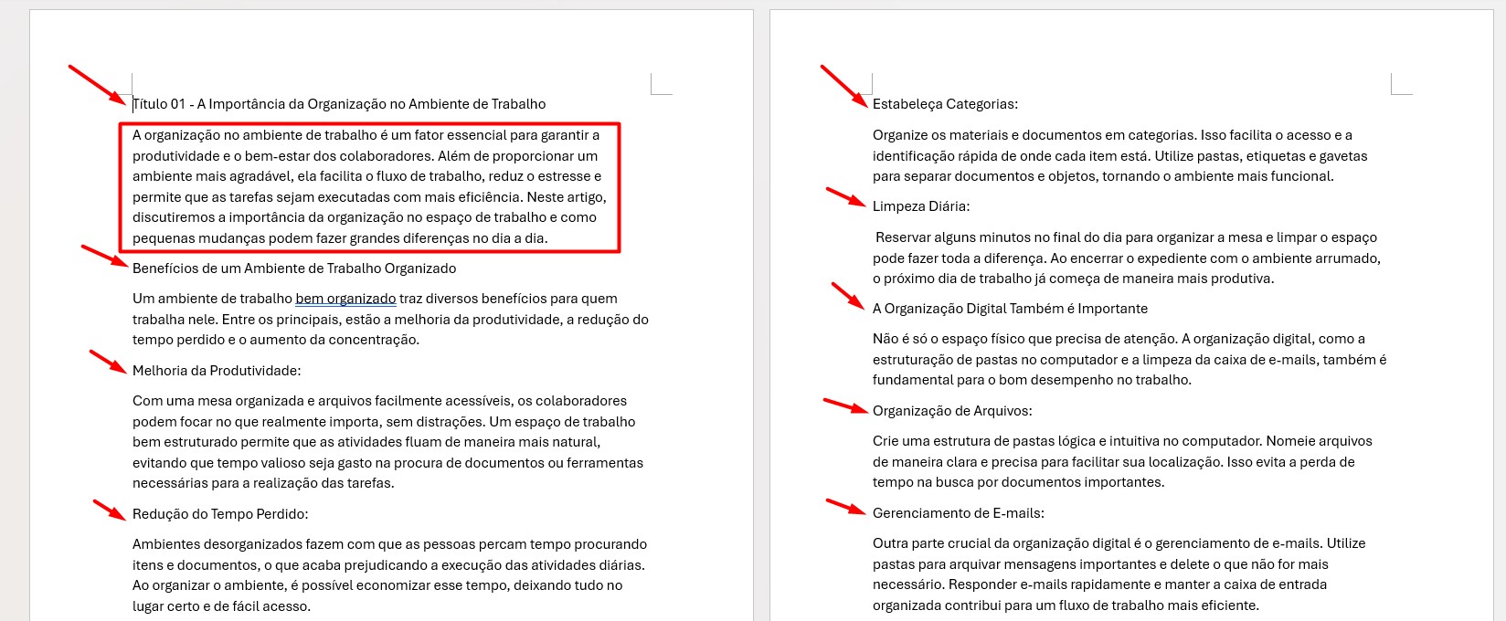 Dicas de Formatação do Microsoft Word