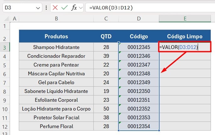 5 Maneiras de Remover Zeros à Esquerda no Excel