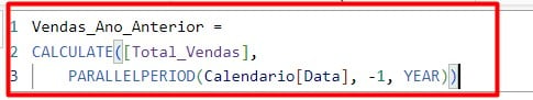 Diferenças entre DATEADD e PARALLELPERIOD no Power BI