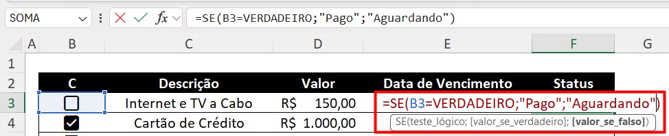 Como Inserir uma Marca de Seleção no Excel