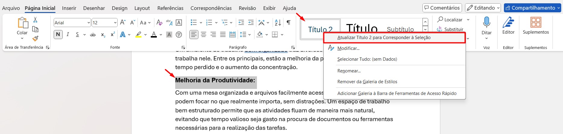 Dicas de Formatação do Microsoft Word