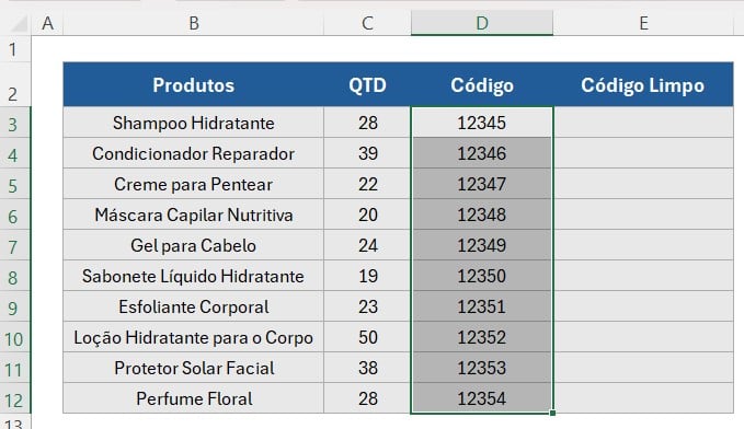 Substituindo Valores no Excel