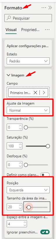 Ajustando Imagens no Botão de Segmentação de Dados no Power BI