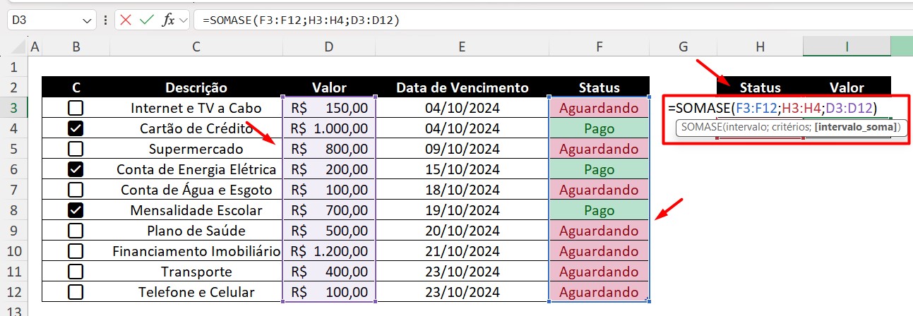 Como Inserir uma Marca de Seleção no Excel