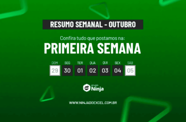 Resumo Semanal: Primeira Semana de Outubro de 2024