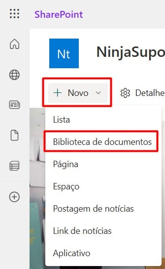 Criando uma Nova Biblioteca