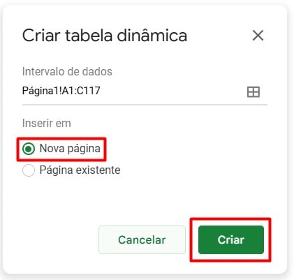 Agrupamento de Datas em Tabelas Dinâmicas no Google Sheets