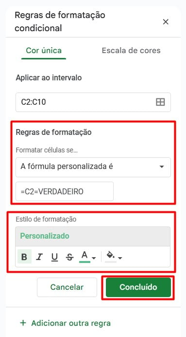 Como Usar Caixa de Seleção no Planilhas Google