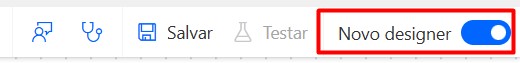 Mudando o Designer do Power Automate