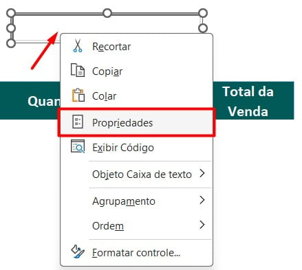 Configurando Barra de Pesquisa no Excel