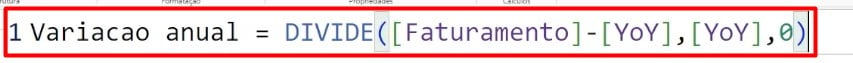 Calculando a Variação Percentual Anual no Power BI