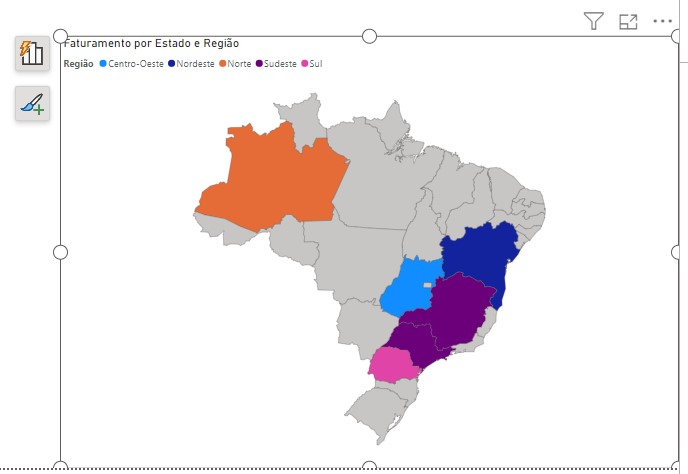 Mapa Power BI