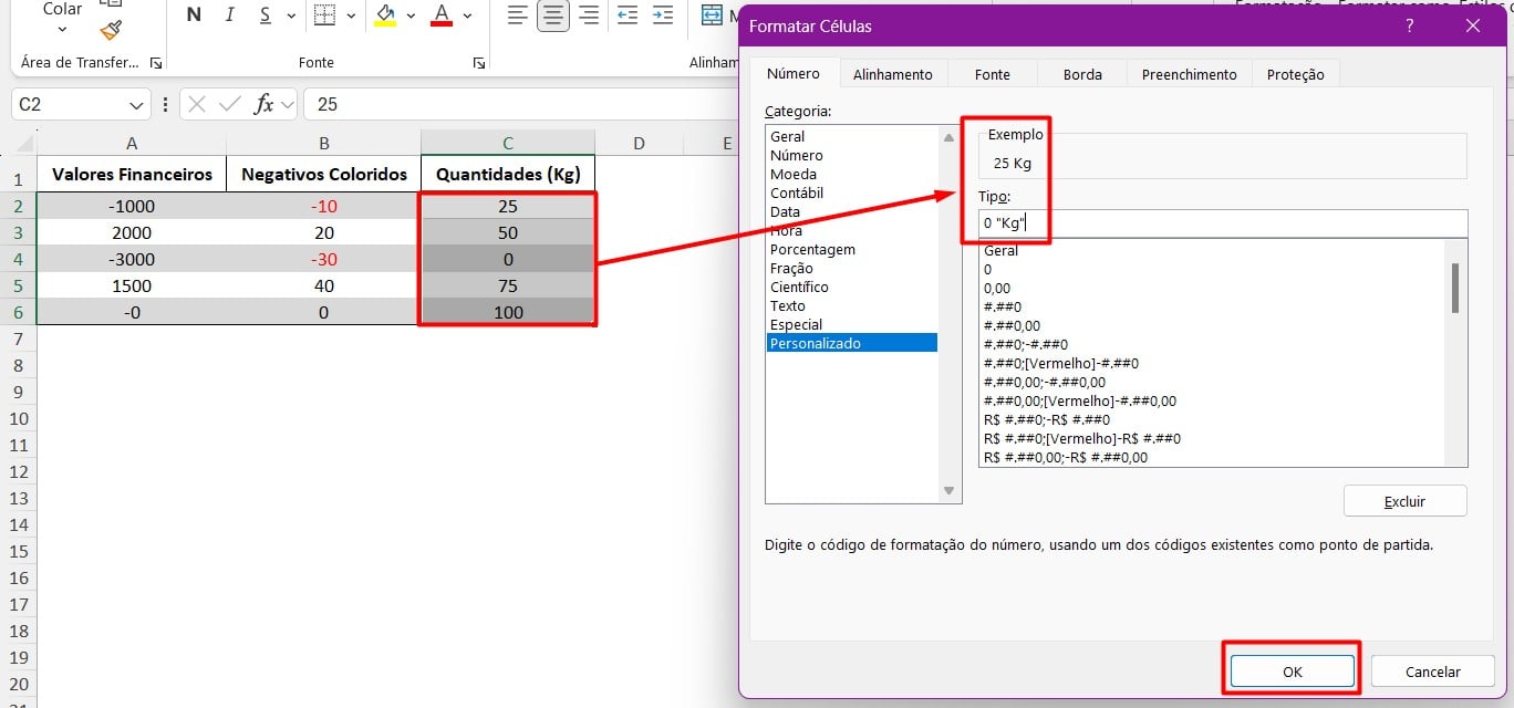 Personalizando Números no Excel