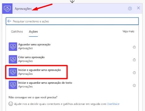 Registrando Aprovação no Power Automate