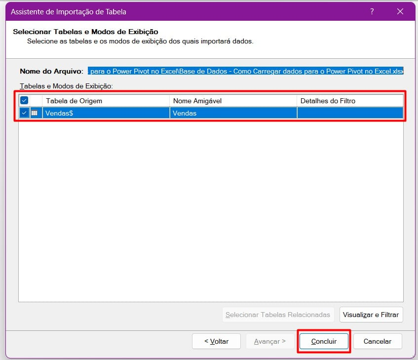 Adicionando Arquivos no Power Pivot no Excel