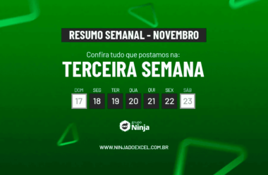 Resumo Semanal: Terceira Semana de Novembro de 2024