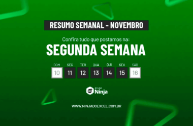 Resumo Semanal: Segunda Semana de Novembro de 2024