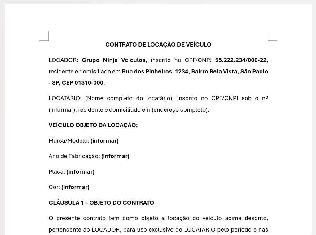 Como Criar Contratos Automáticos no Word