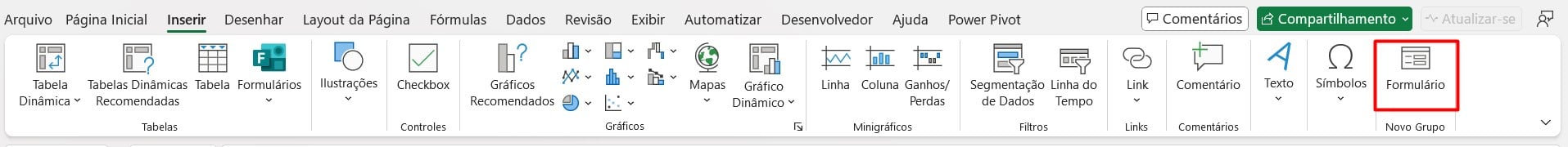 Como Criar um Formulário de Entrada de Dados no Excel