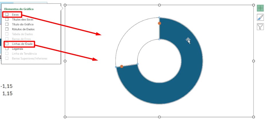 Ajustando o Gráfico no Excel