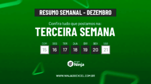 Resumo Semanal da Terceira Semana de Dezembro