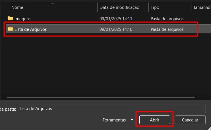 Abrindo Pasta de Arquivo no Power Query do Excel