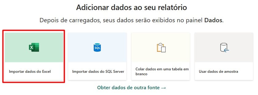 Importante Dados do Excel para o Power BI