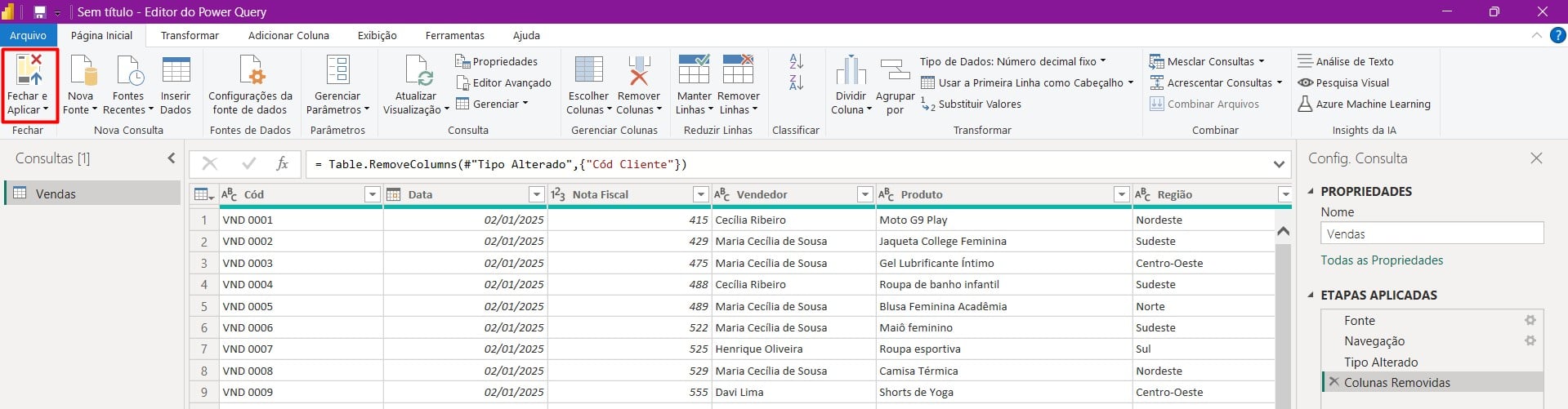  Carregando Dados do Power Query no Power BI