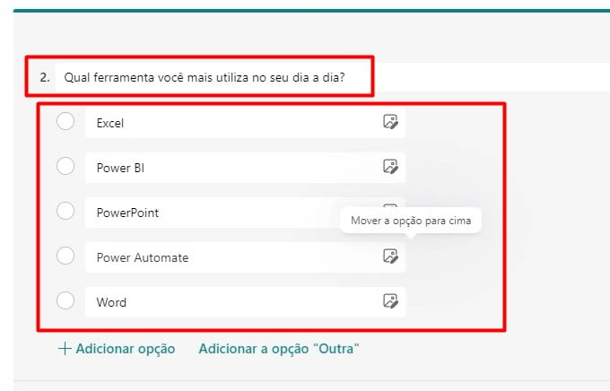 Configurando os Questionários do Forms Através do Excel