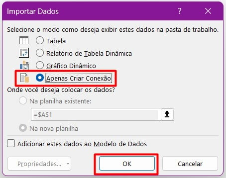 Carregando Tabelas do Excel no Power Query