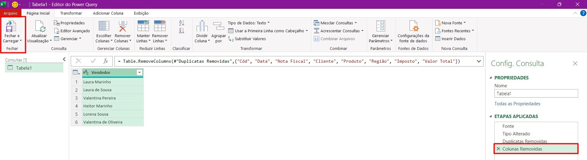 Carregando Dados do Power Query no Excel