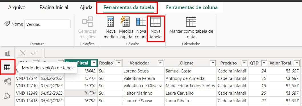 Criando a Tabela de Calendário no Power BI