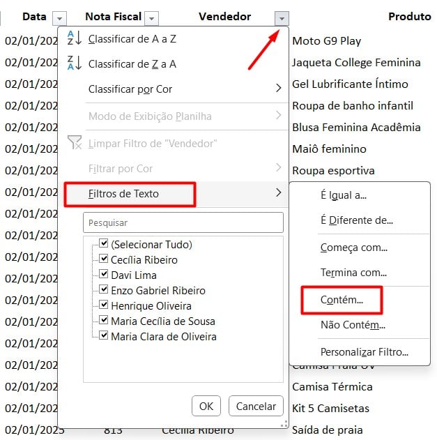 Como Filtrar Dados em Intervalos ou Tabelas no Excel