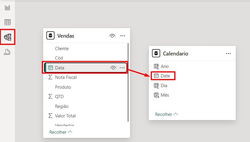 Relacionando Tabela no Power BI