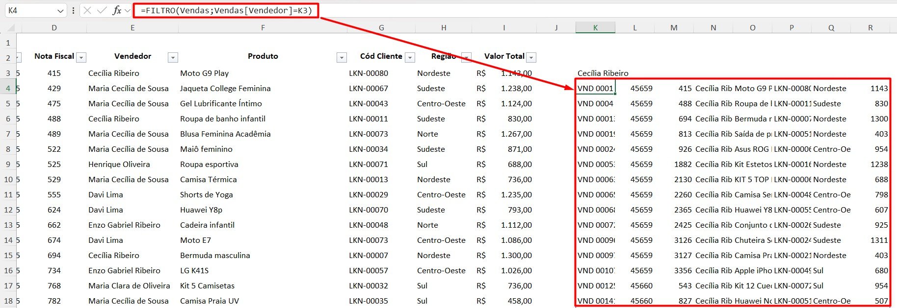 Como Filtrar Dados em Intervalos ou Tabelas no Excel