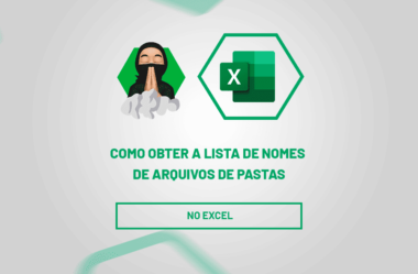 Obter Lista de Nomes de Arquivos de Pastas no Excel