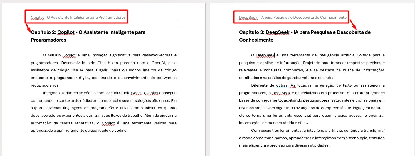 Como Utilizar Cabeçalhos e Rodapés no Word