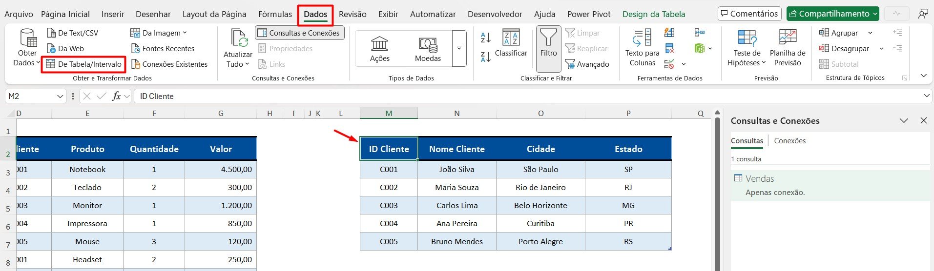 Abrindo Outra Tabela no Power Query