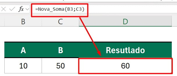 Fórmula Registrada com LAMBDA no Excel