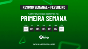 Resumo Semanal da Primeira Semana de Fevereiro