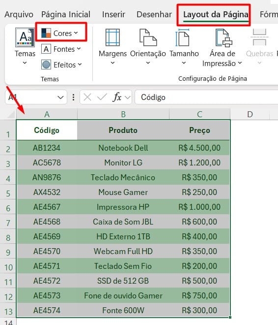 Escolha as Melhores Cores: Auto Contraste no Excel