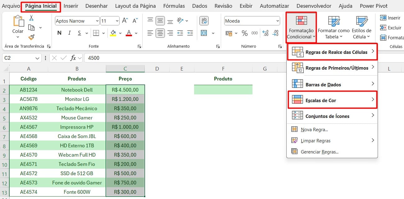 Escolha as Melhores Cores: Auto Contraste no Excel