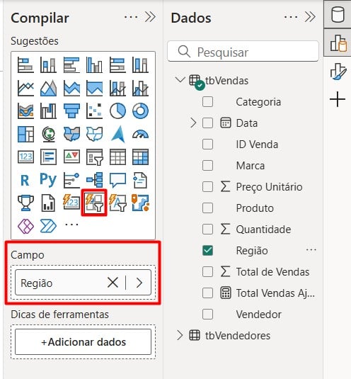 Inserindo Segmentação de Dados